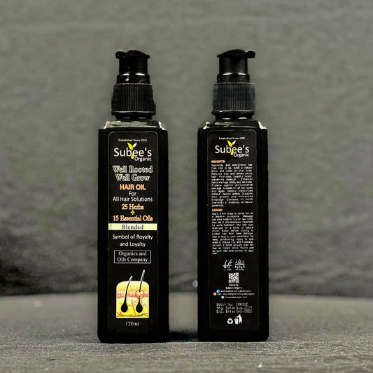 Hair Oil (Well Rooted Well Grow) Subees Organic