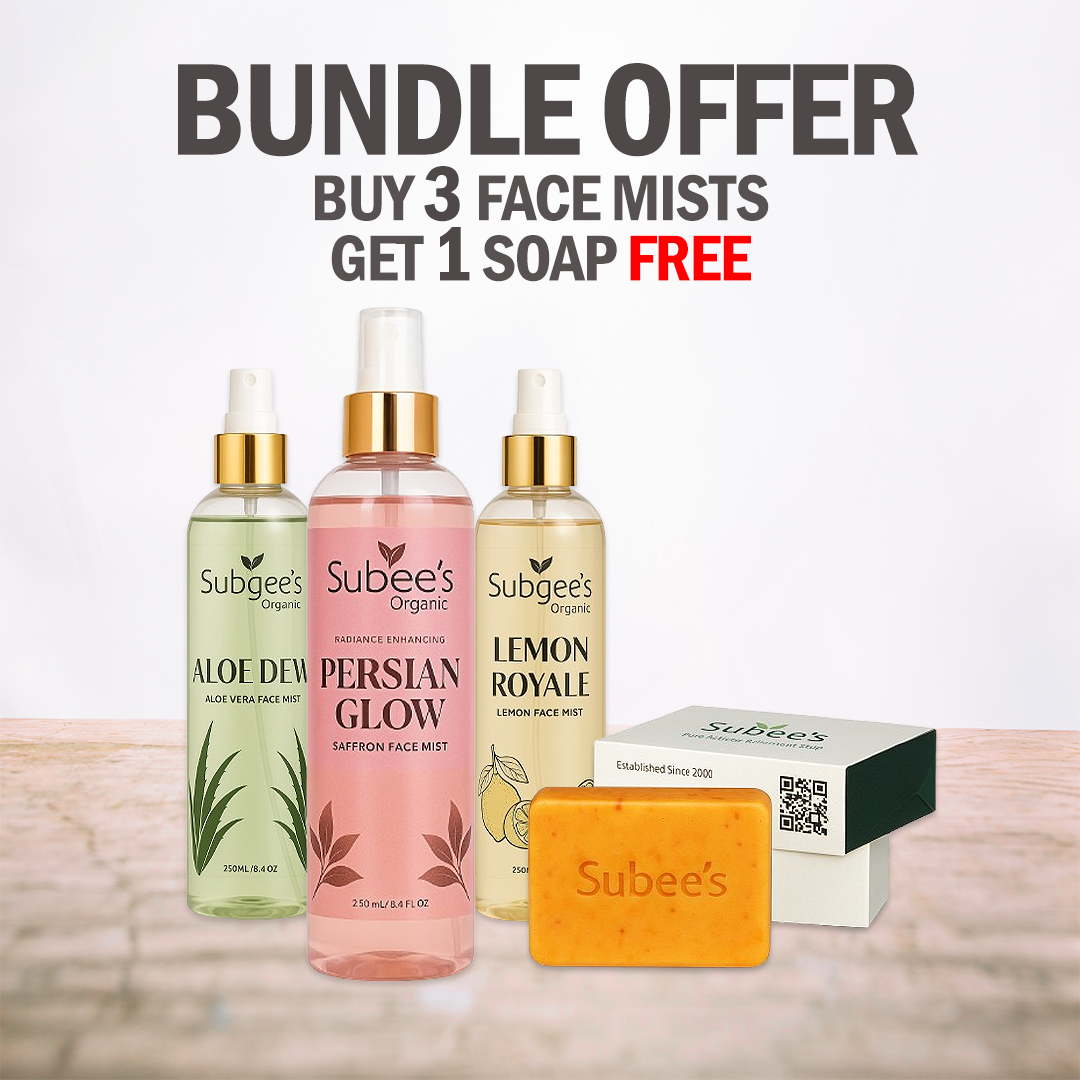 Buy 3 Face Mists Get one Soap Free