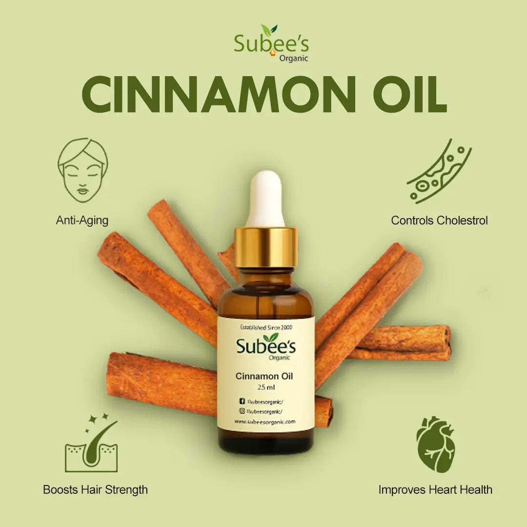 Subee’s Organic Cinnamon Oil – 25ml