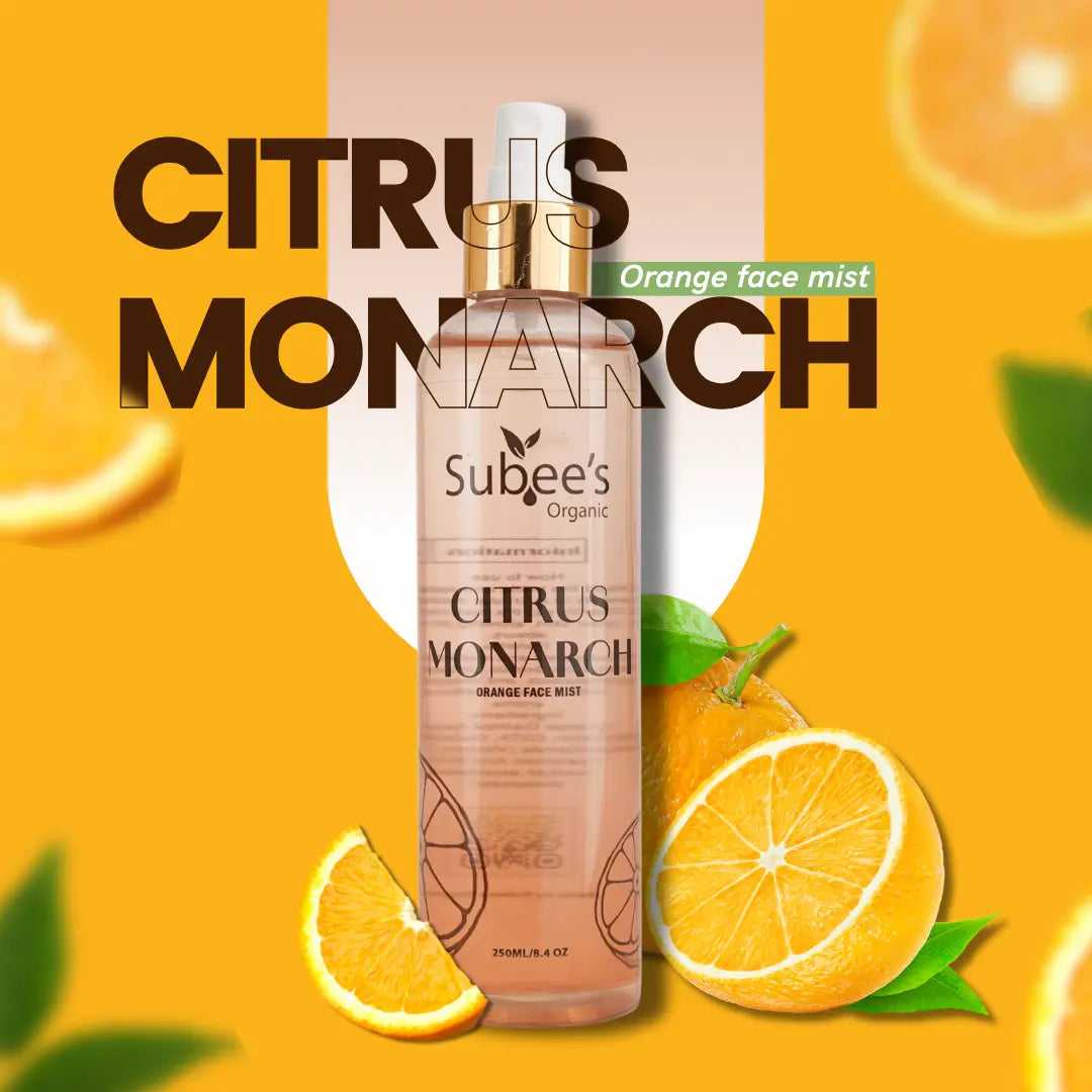 Subee's Organic Citrus Monarch Orange Face Mist