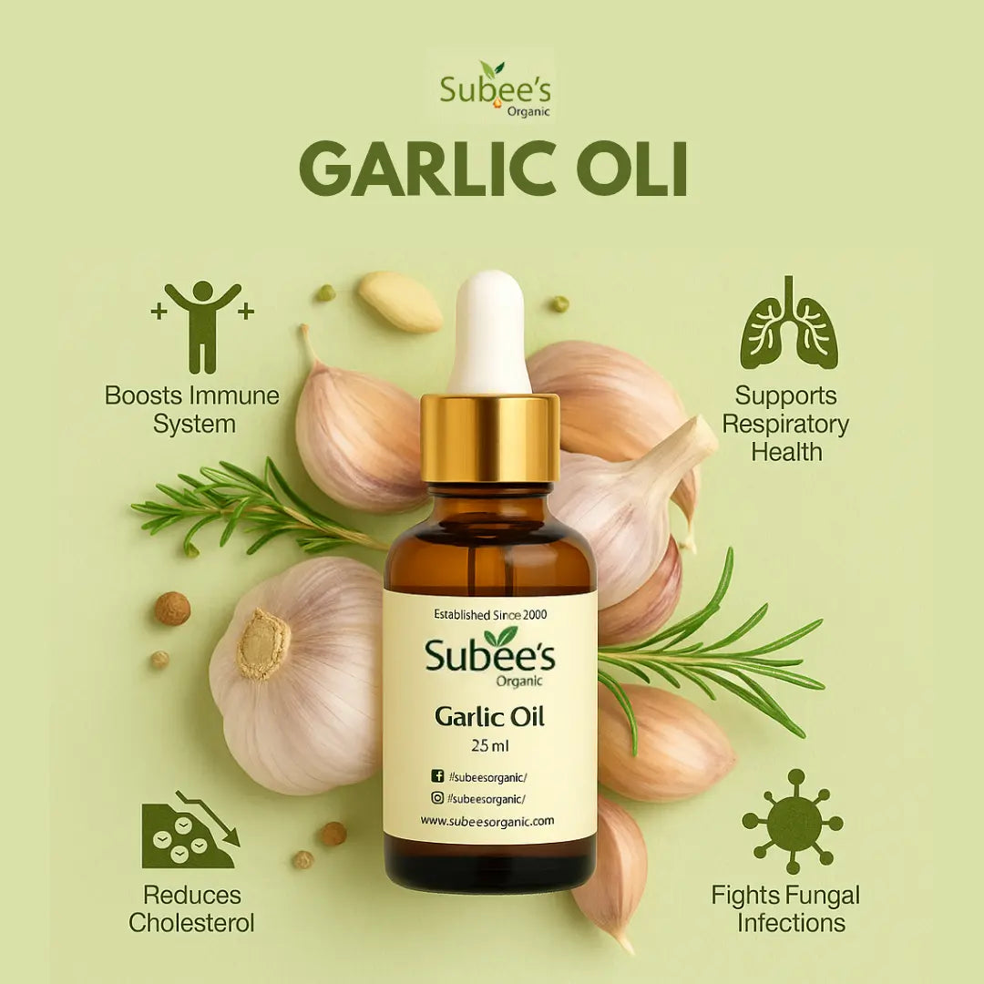 Subee’s Organic Garlic Oil – 25ml