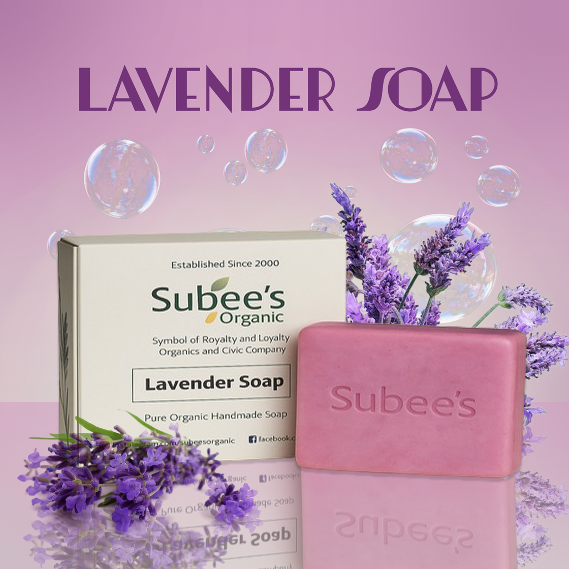 Subee’s Organic Lavender Soap
