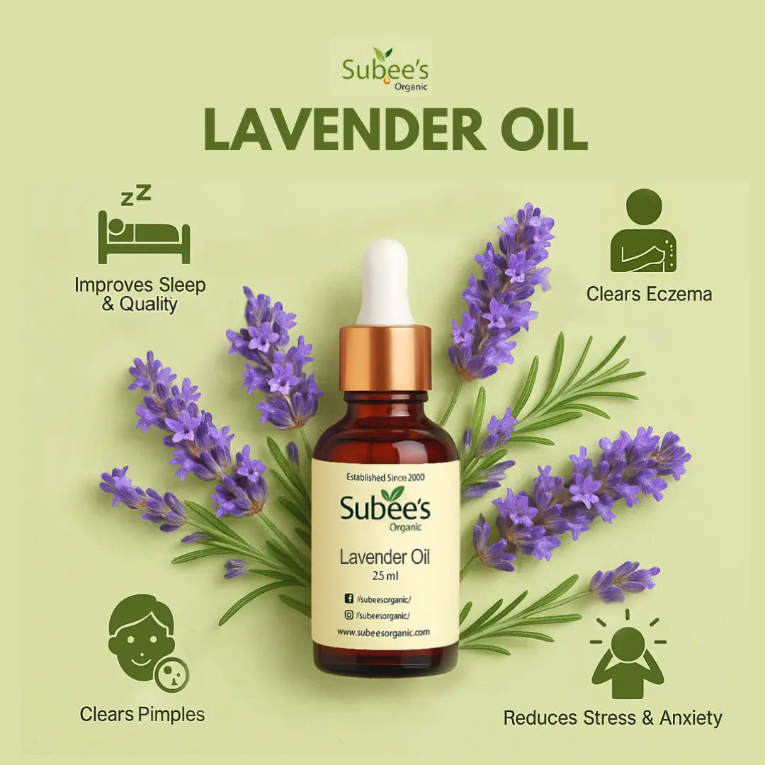 Subee’s Organic Lavender Oil – 25ml