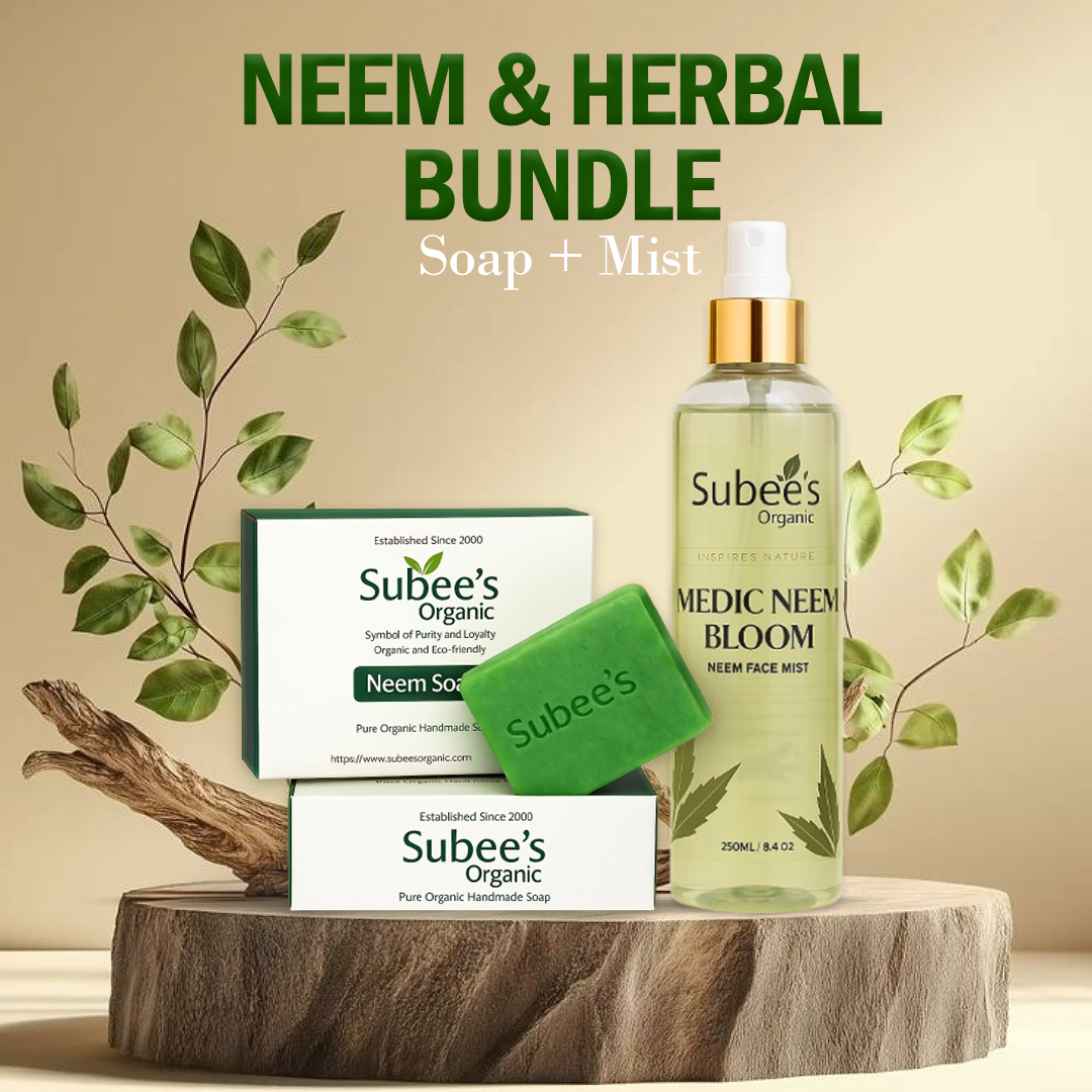 🍃 Neem & Herbal Clarity Bundle| Neem Face Mist + Neem Soap