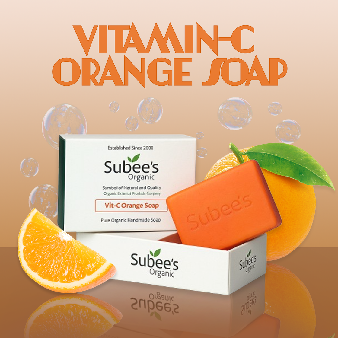 Subee’s Organic Vitamin-C Orange Soap